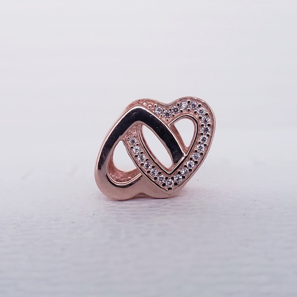 ❤️Authentic Pandora ⭐️RETIRED⭐️ ROSE LOVE CHARM - Picture 4 of 4